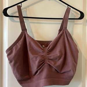 COPY - Sublime® Bamboo Hands-Free Pumping Lounge & Sleep Bra | Twilight - Busty…